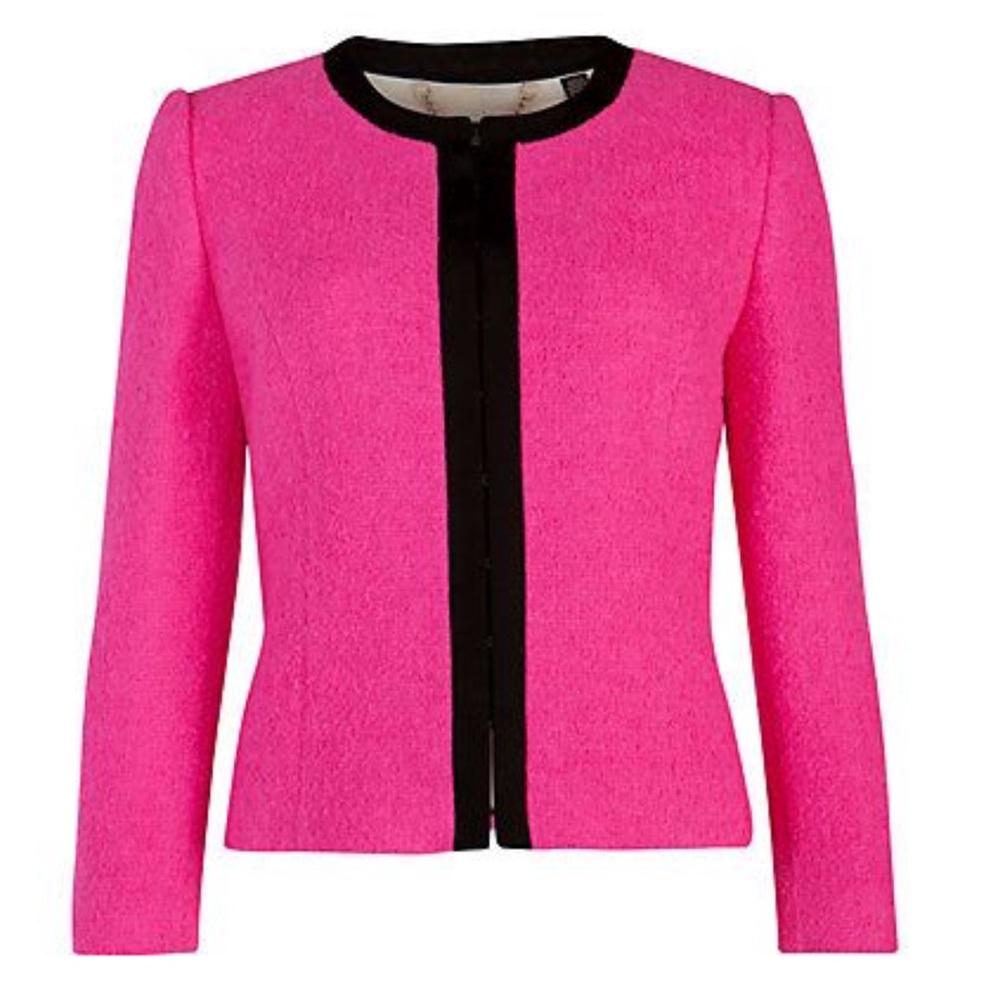 Ted Baker Kerisa Cropped Jacket in Hot Pink!!